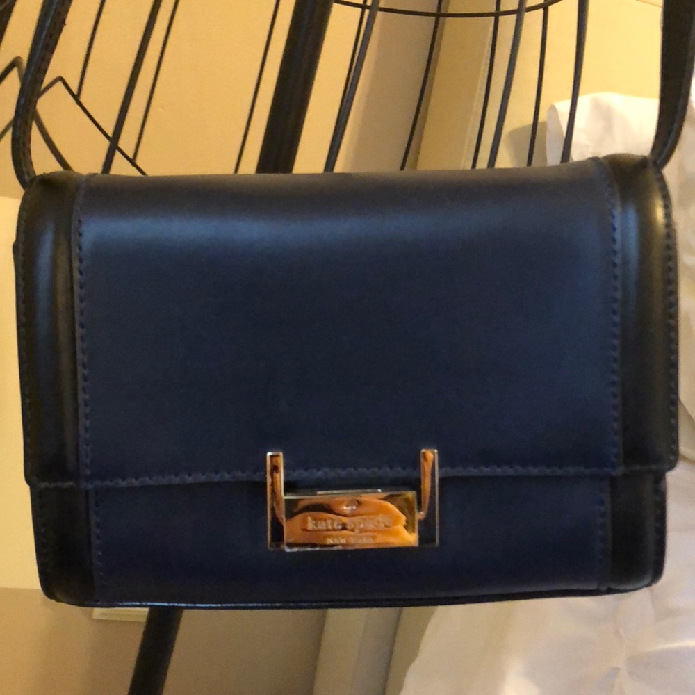 Kate Spade Navy & Black Cross Body Bag